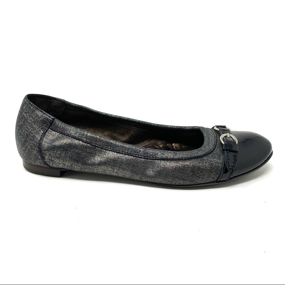 AGL metallic cap toe ballet flats 558034 - Picture 1 of 6
